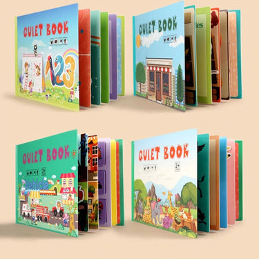 Mi Primer Libro Ocupado Montessori | Educación Interactiva - Juguete para Niños Pequeños